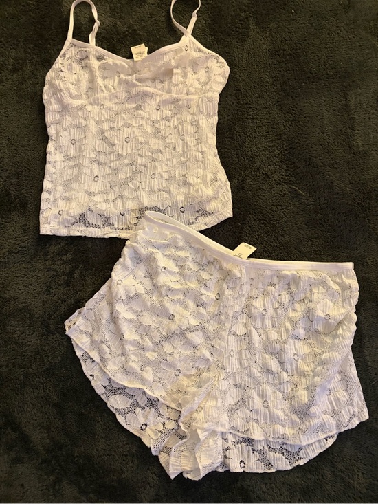aerie Other - NWT aerie White Floral Lace Sleep Shorts and Cami